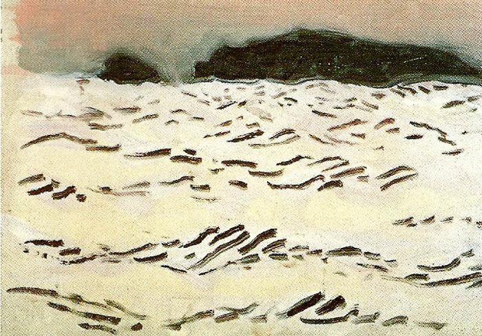 bruno liljefors havet efter solnedgang Norge oil painting art